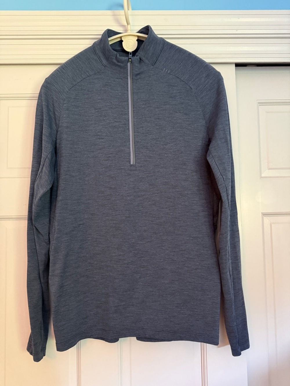 lululemon athletica Men's Slate Gray Quarter-Zip Pullover